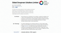Desktop Screenshot of globalgroupware.com